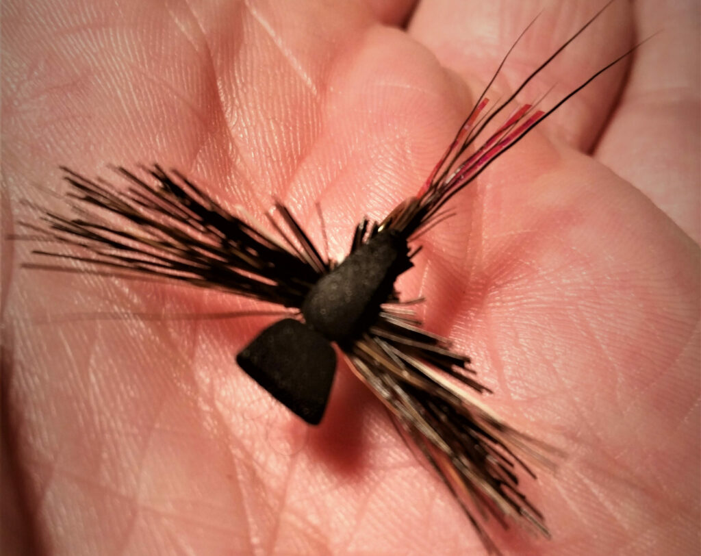The Steelhead Beetle first came into prominence in the Northwest; the pattern I use was designed and originally tied by Terrace resident and famous steelhead guru Rob Brown.