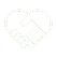 Hands in a heart