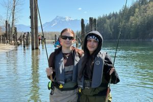 fishing buddies on the Harrison